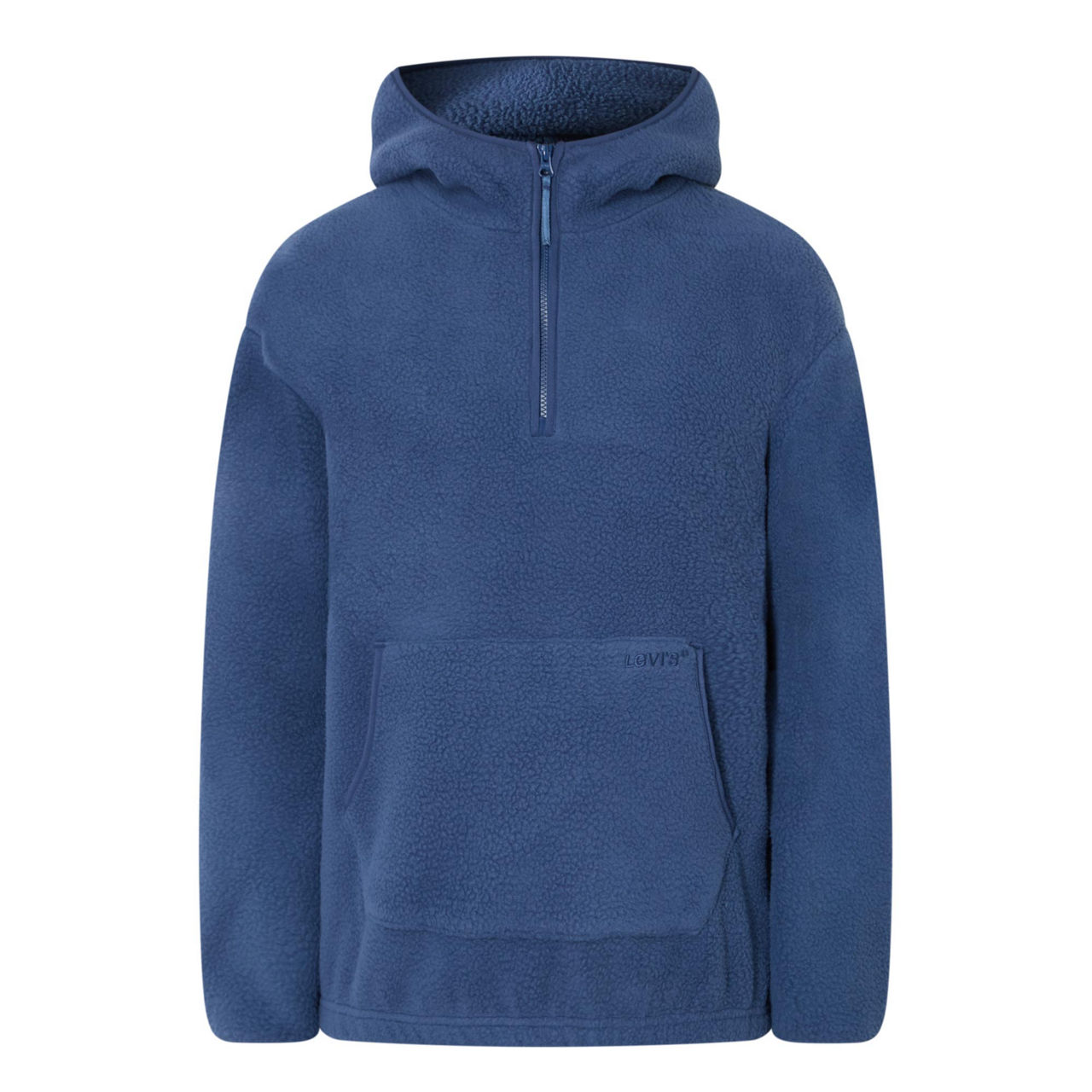 Levi's half zip logo sweatshirt hotsell