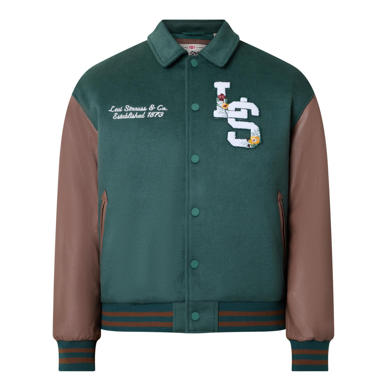 Collegiate bomber jacket sale