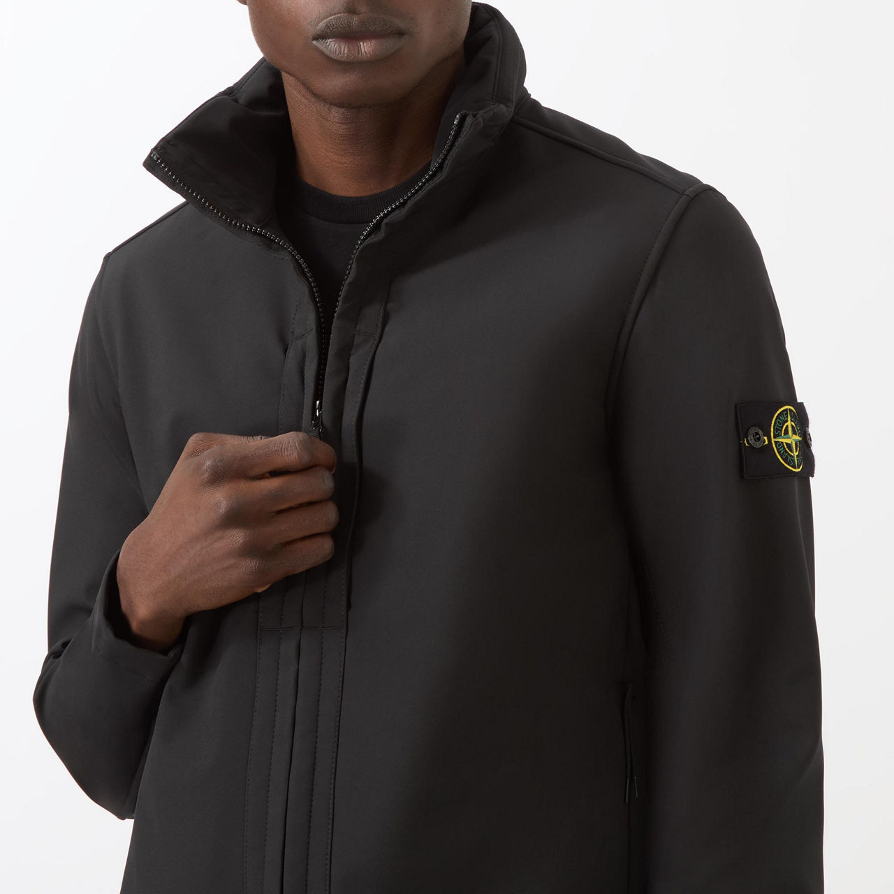 STONE ISLAND Casual Track Jacket Black