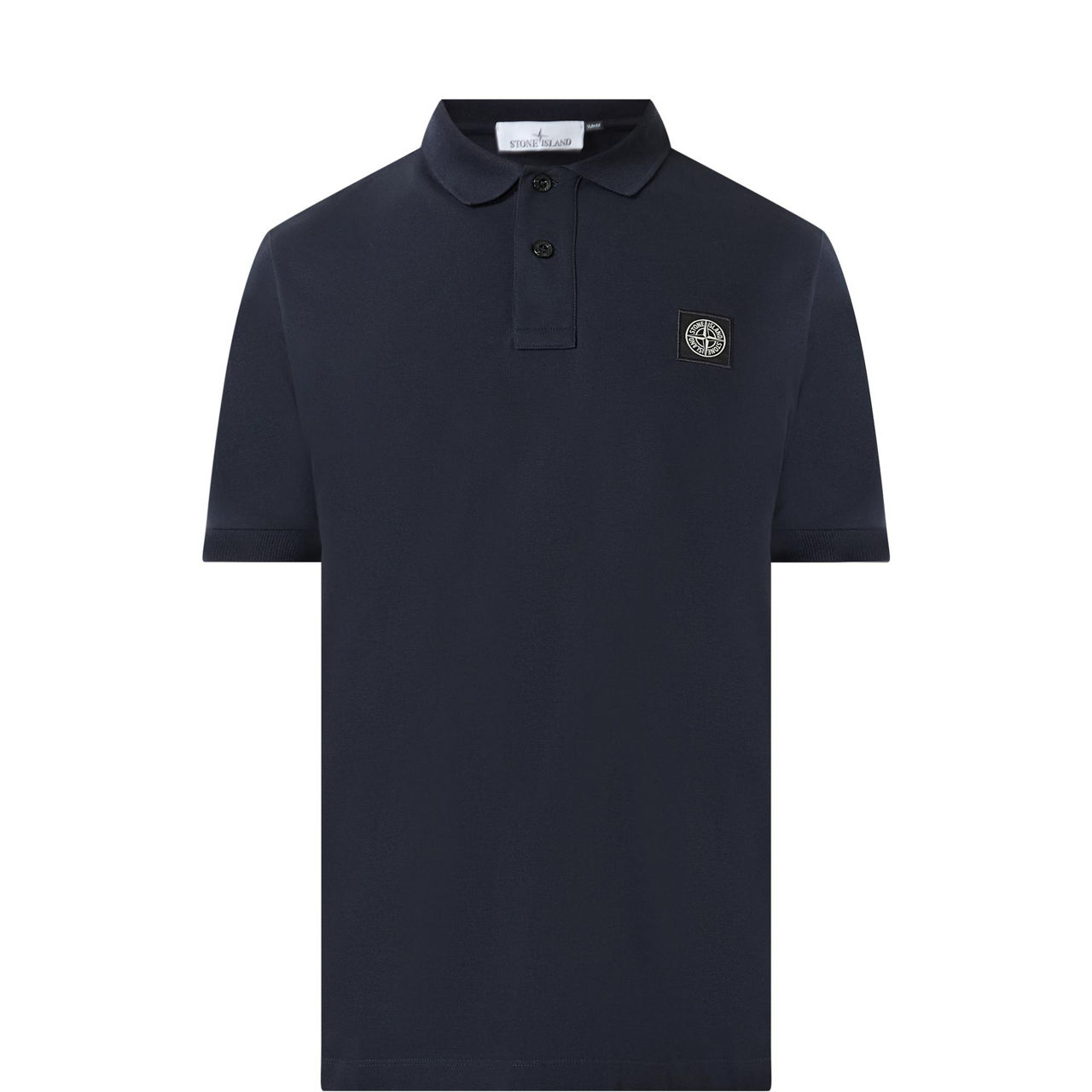 STONE ISLAND Tipped Logo Polo Shirt