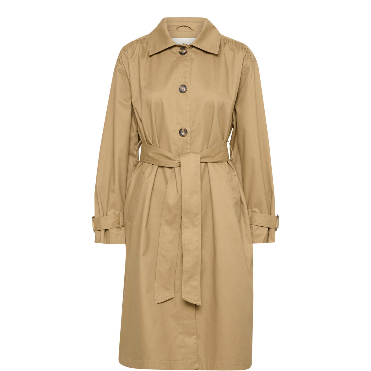 KAFFE Elise Single Breasted Trench Coat