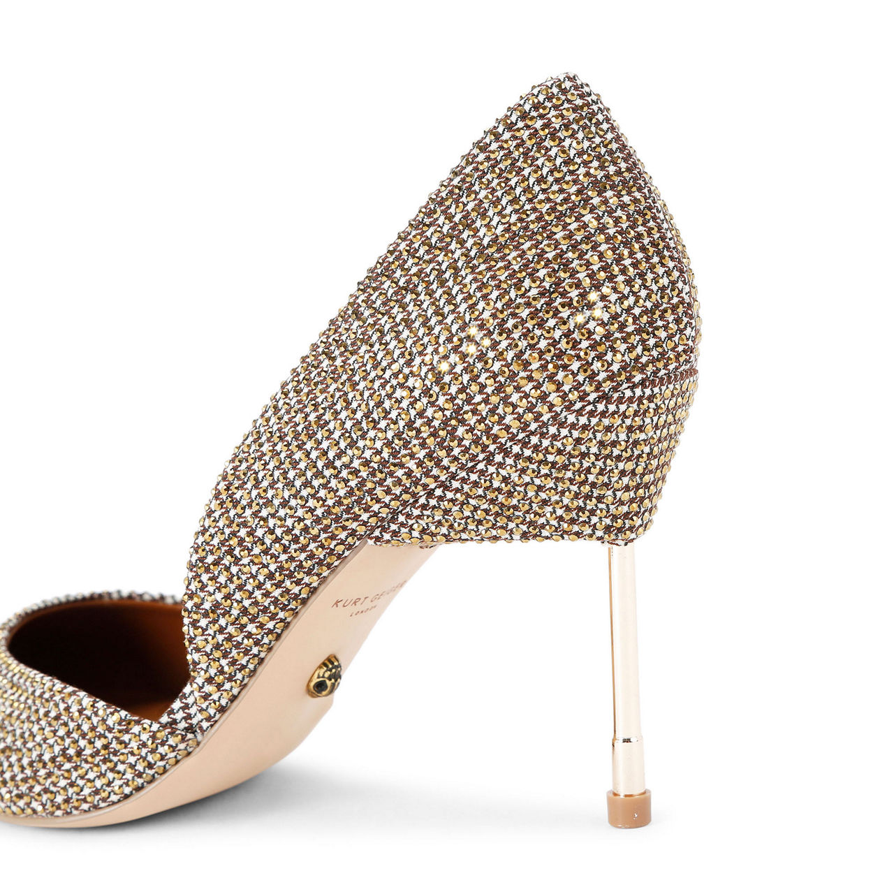 Kurt geiger gold shoes deals