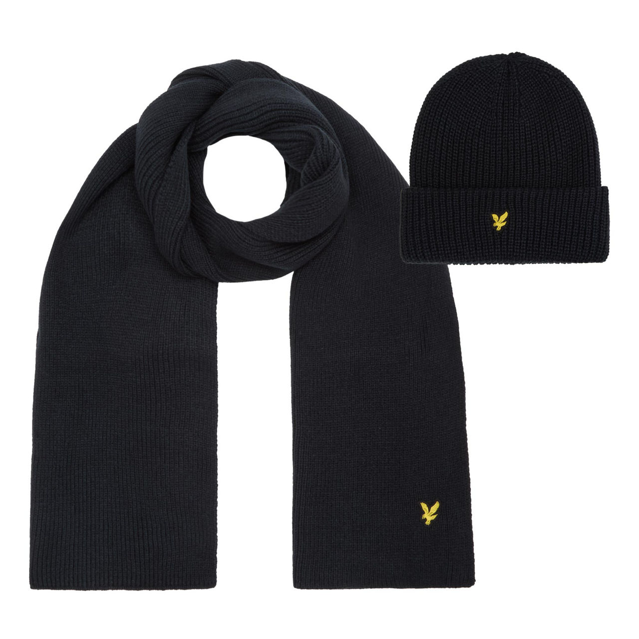 Lyle and scott hat and scarf set online