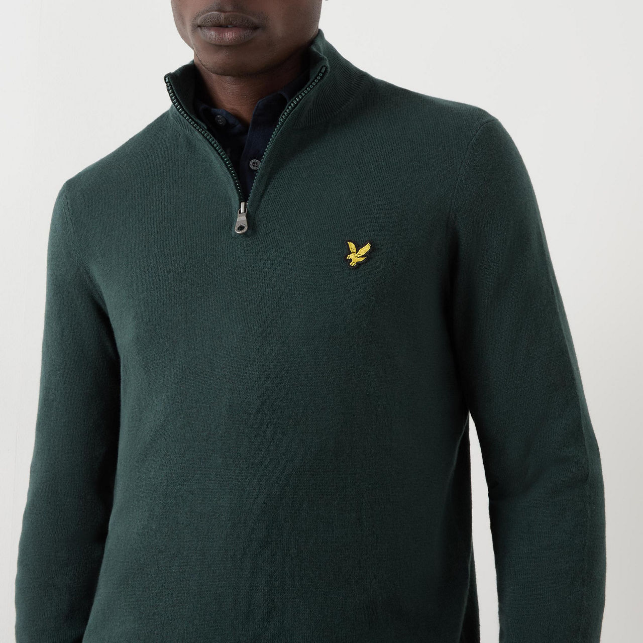 Lyle & scott half zip sweater hotsell