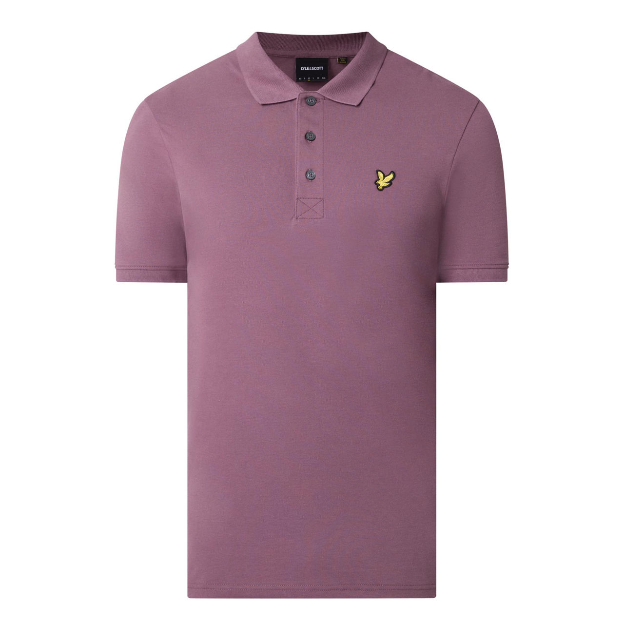 LYLE SCOTT Eagle Logo Polo Shirt Purple