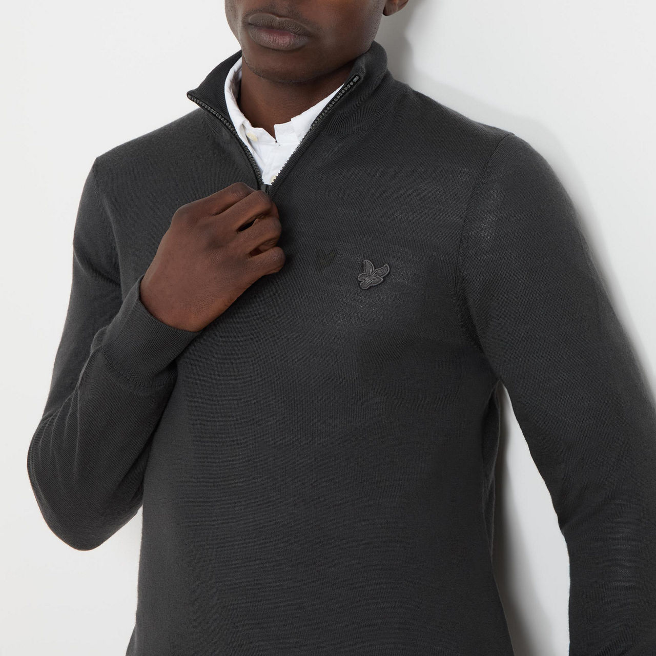 Quarter zip merino sweater sale