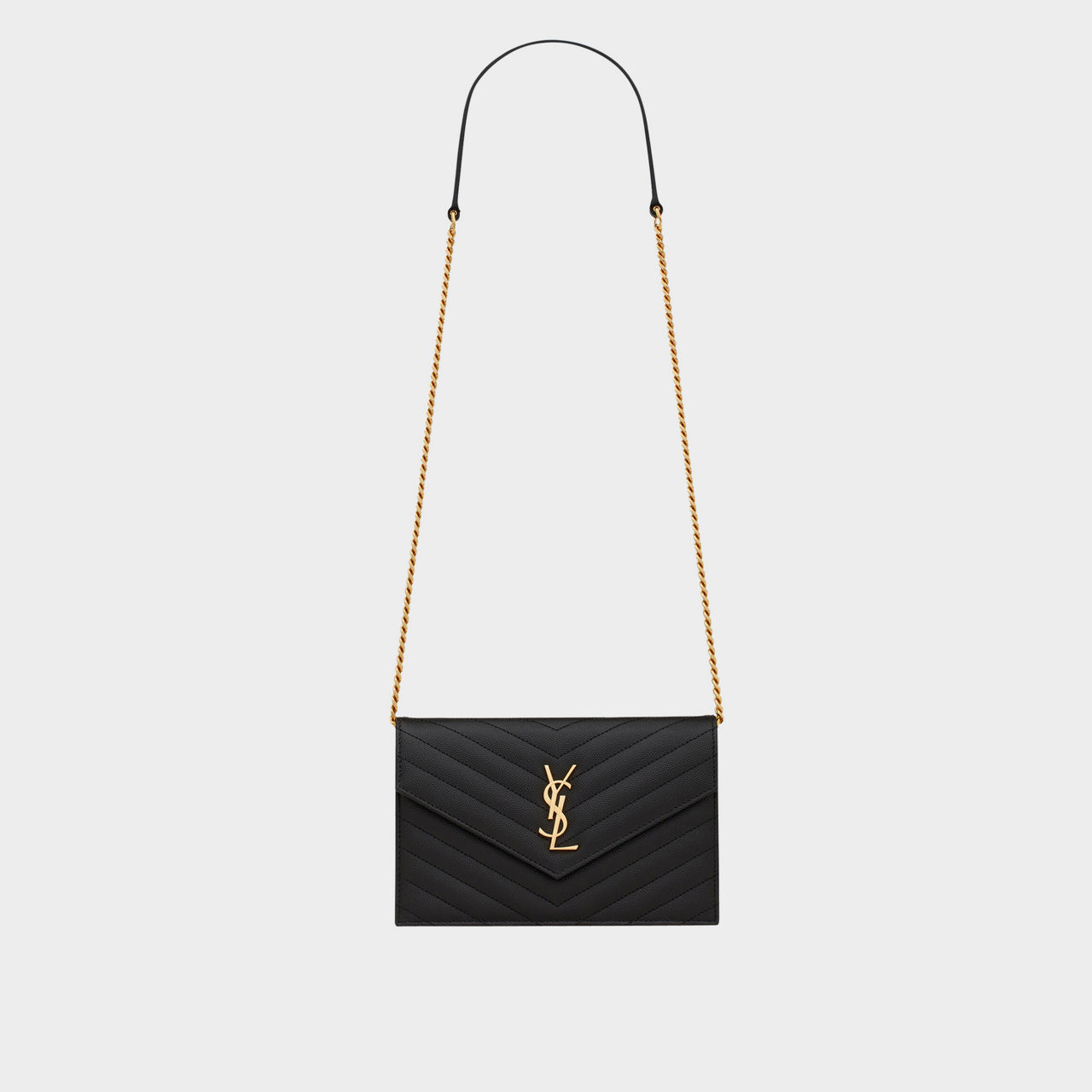 Ysl black and gold bag sales