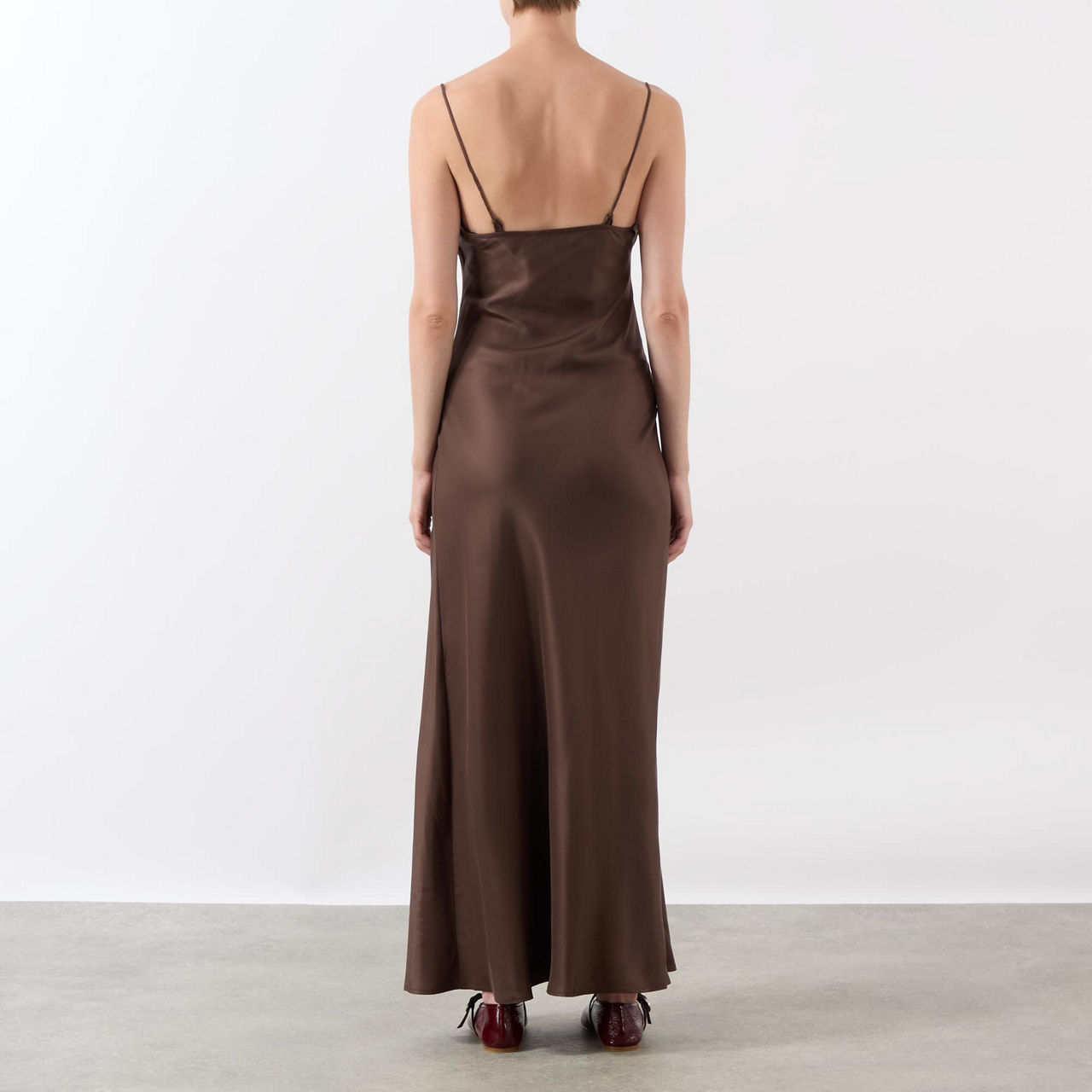 HOLZWEILER Eila Pleat Slip Dress