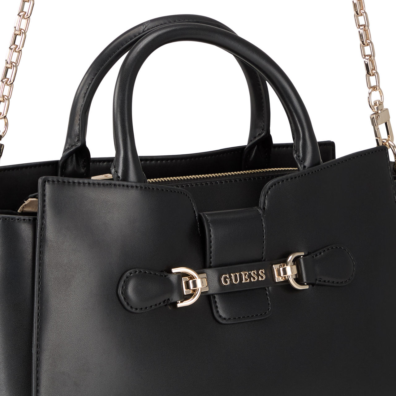 GUESS Nolana Girlfriend Crossbody Satchel Black