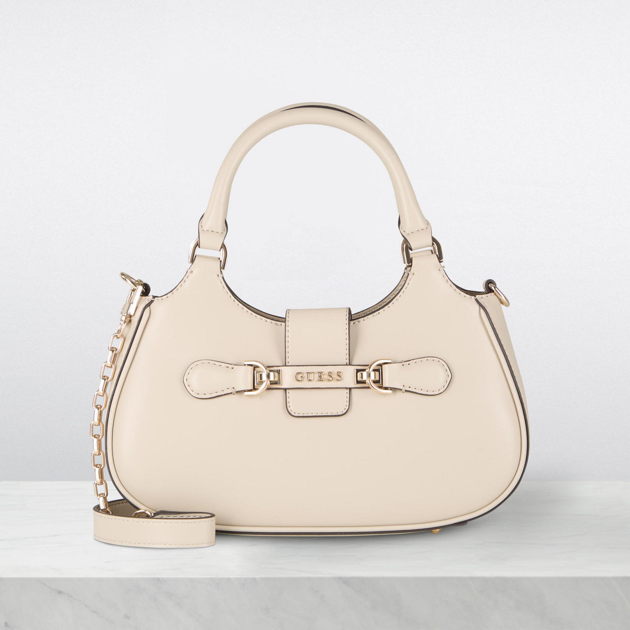 GUESS Nolana Small Shoulder Bag Taupe