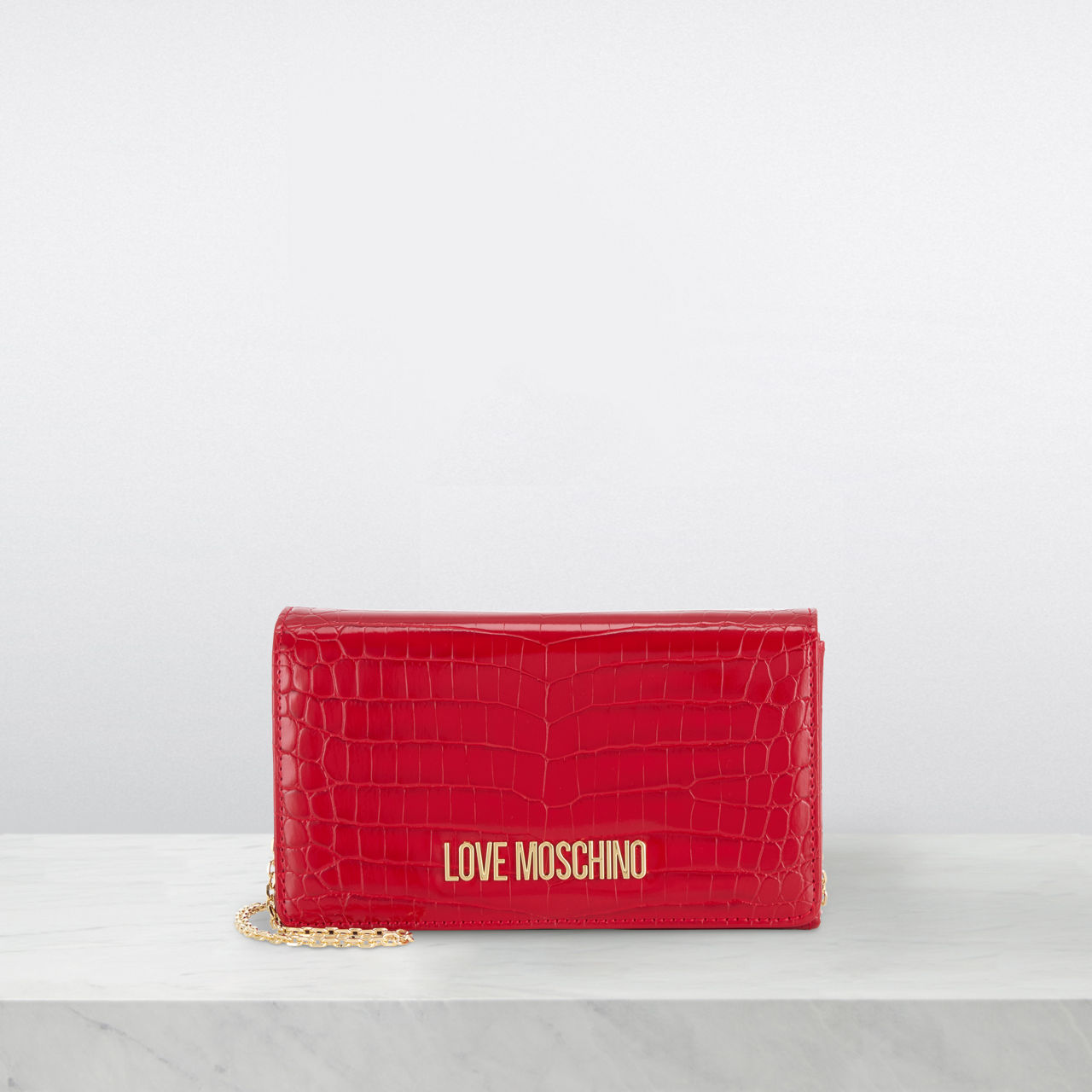 Love moschino purse red sale