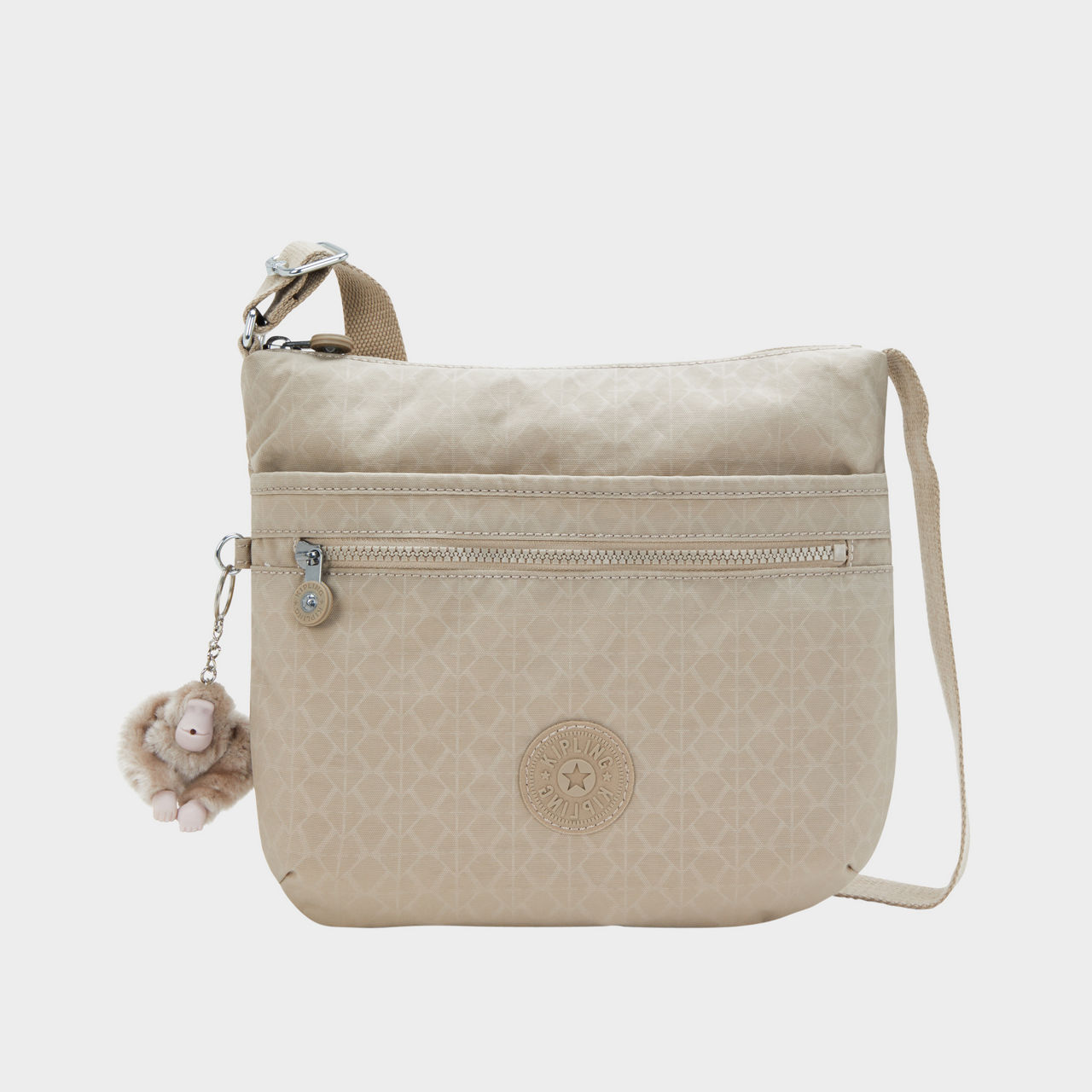 KIPLING Arto Crossbody Bag Beige