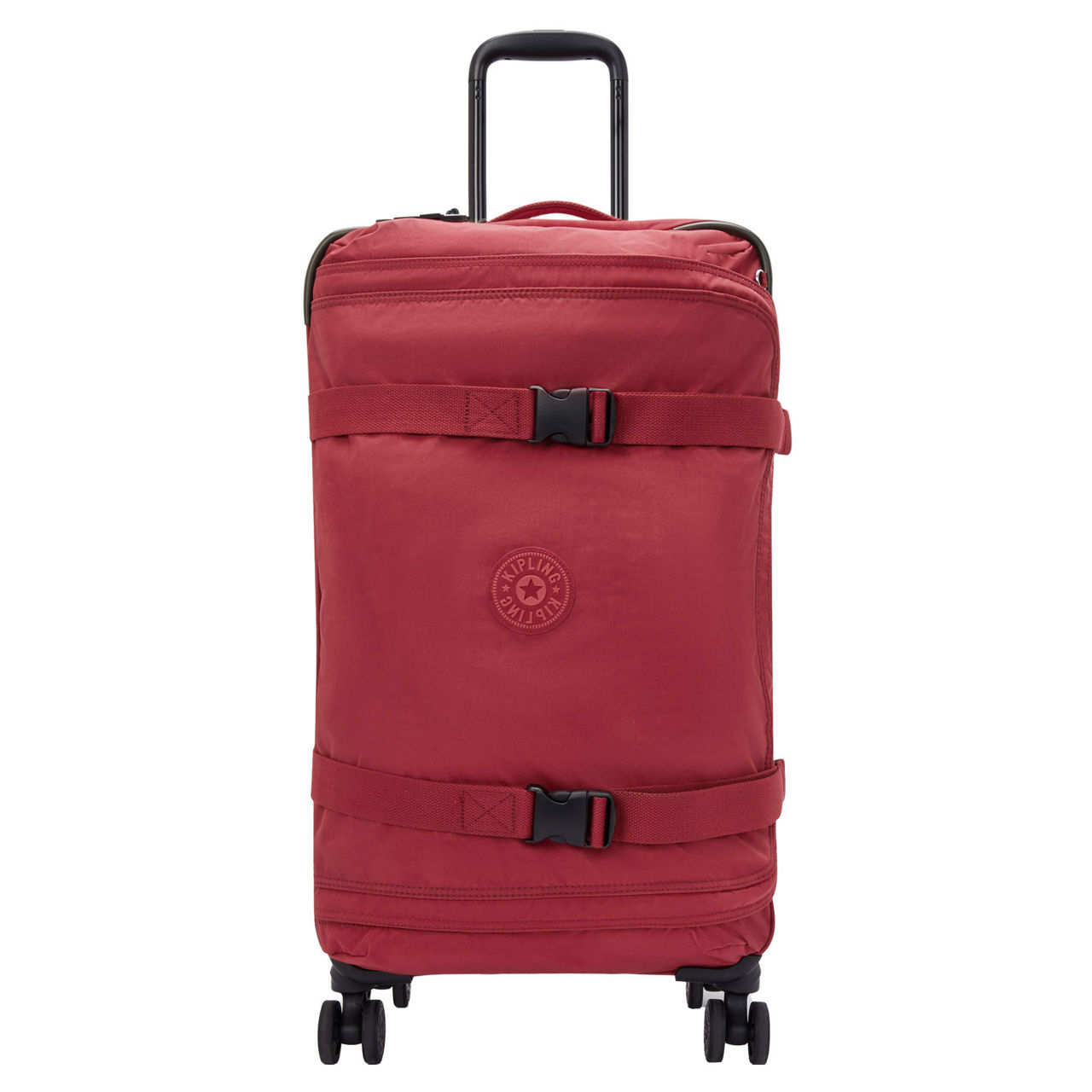 KIPLING Spontaneous Medium Four Wheeled Suitcase Funky Red