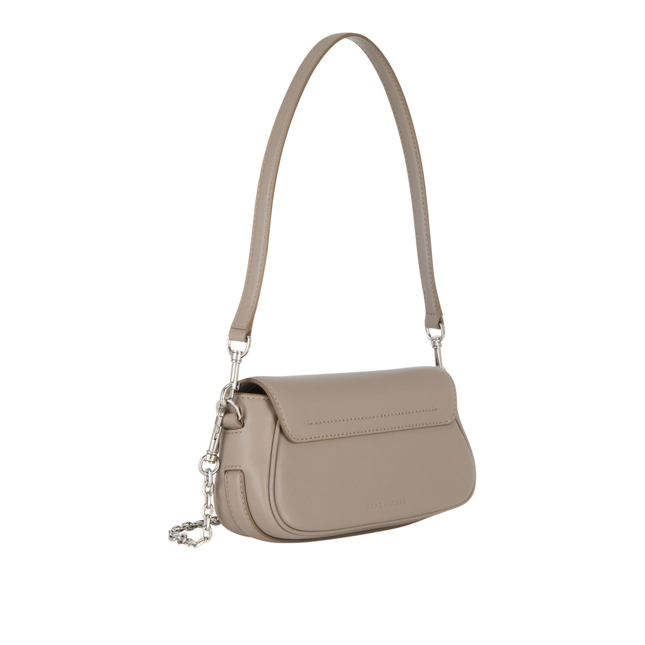 MARC JACOBS The Leather Clover Shoulder Bag Cement