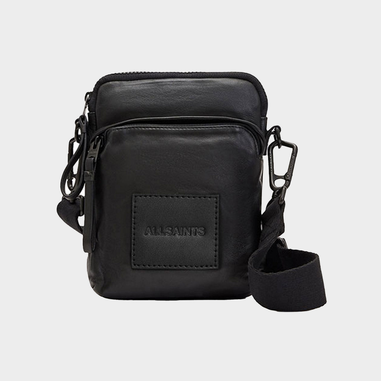 ALLSAINTS Falcon Leather Messenger Bag