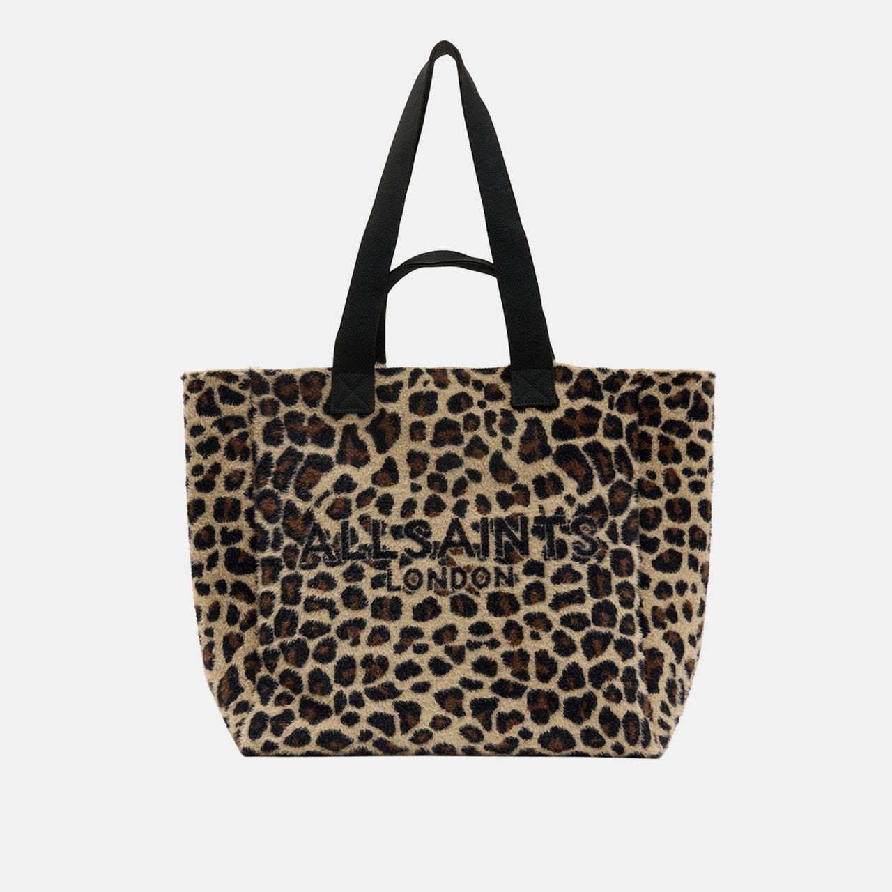 Fuzzy cheetah print bag sale