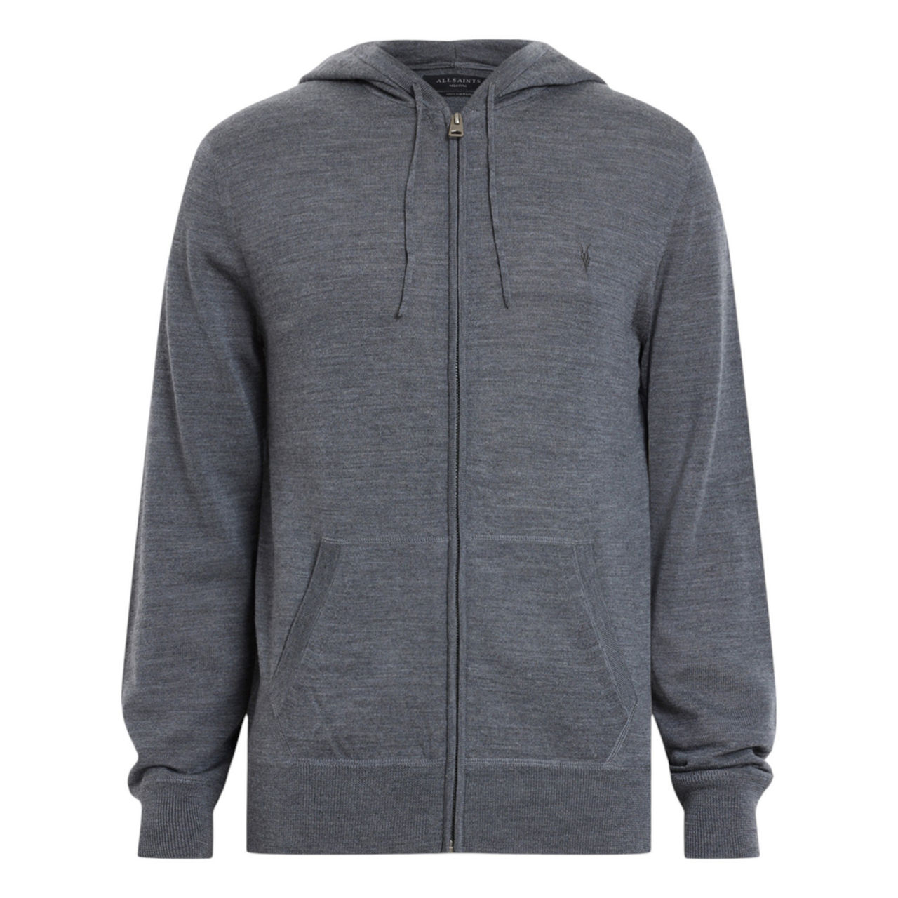 All saints mode merino zip hoody online