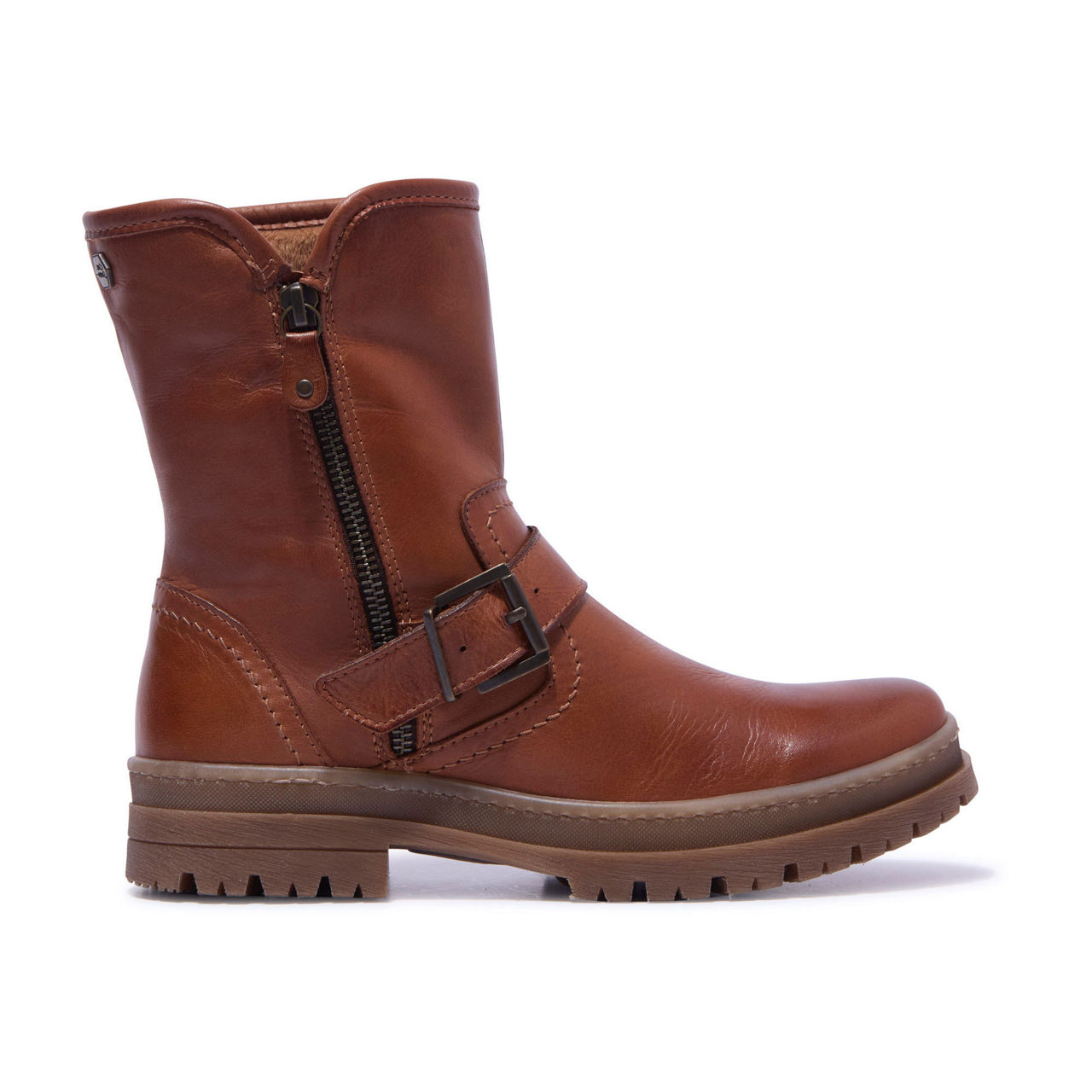 CARL SCARPA Bollichi Leather Biker Boots