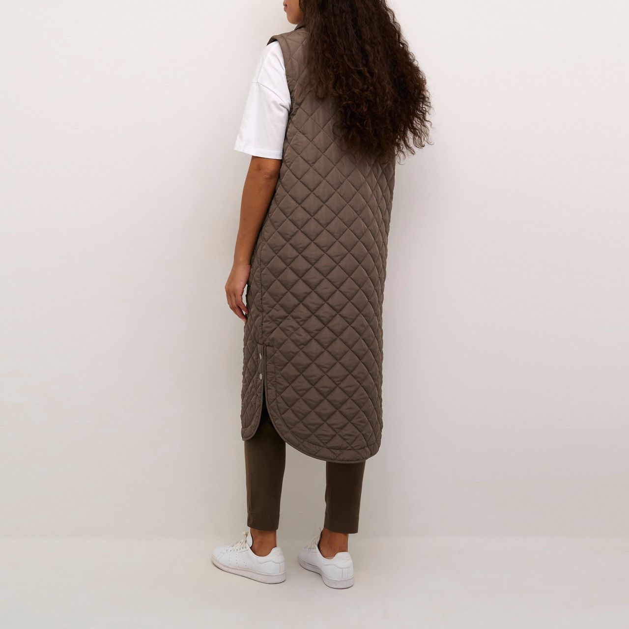 KAFFE Severina Diamond Quilted Gilet