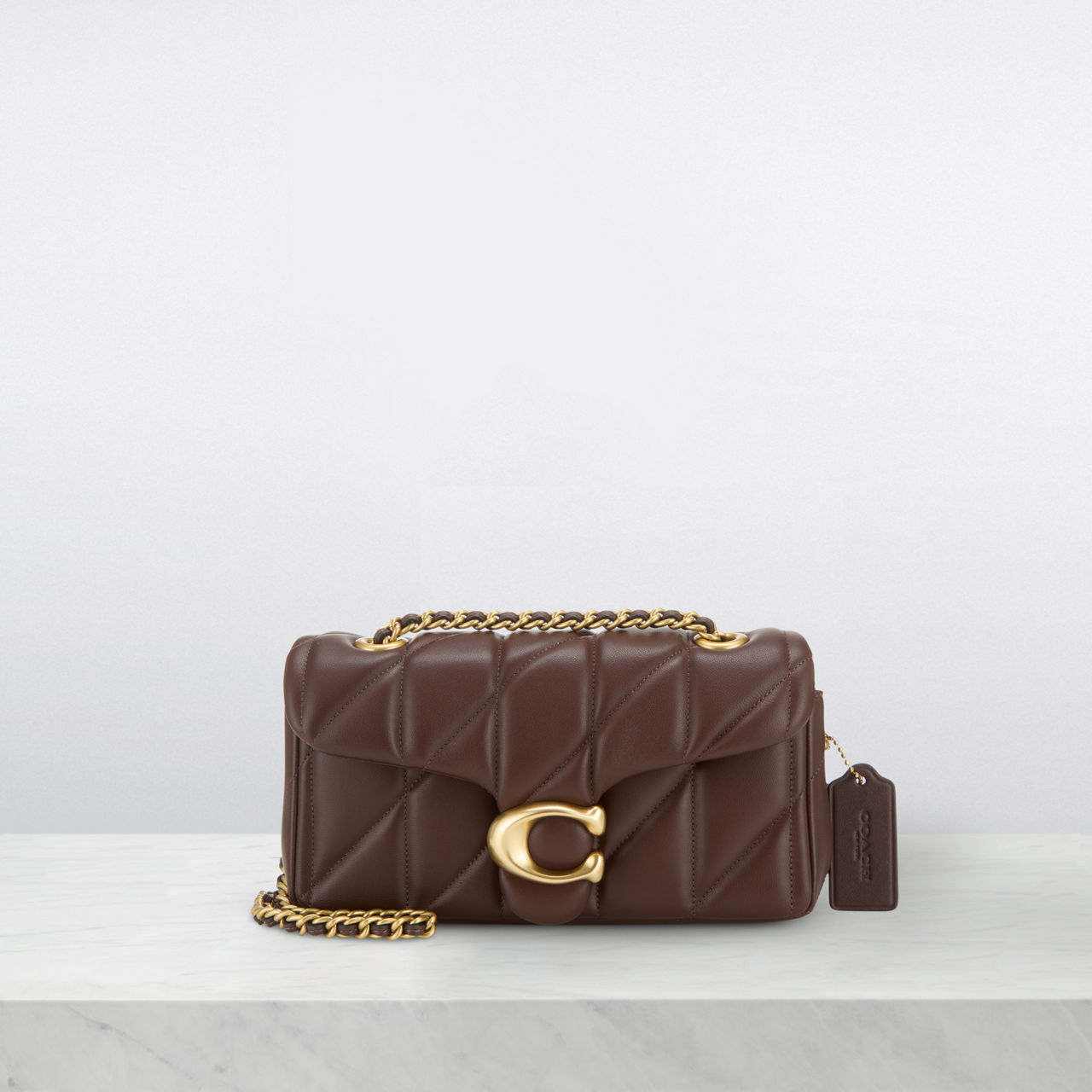 Coach quilted purse sale