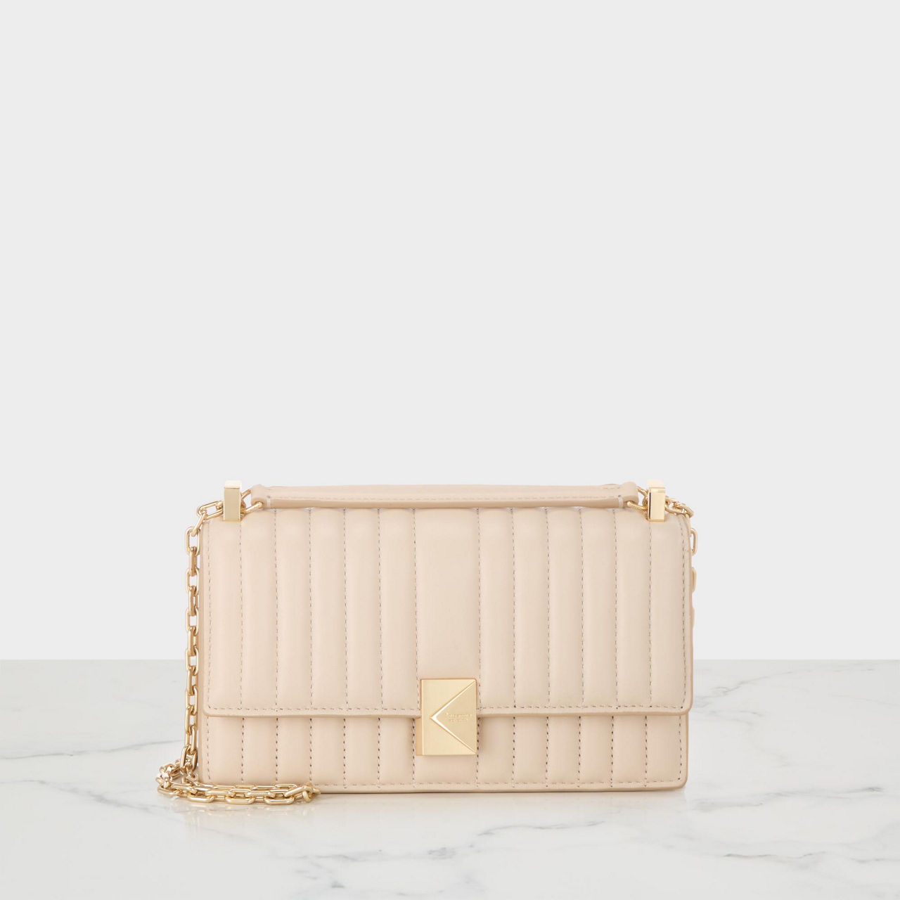 KATE SPADE NEW YORK Deco Chain Mini Crossbody Bag Milk Glass