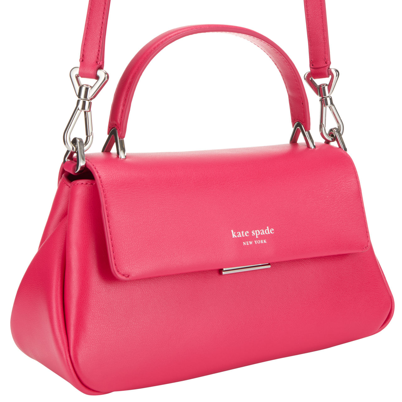 Kate spade pink satchel handbag hotsell