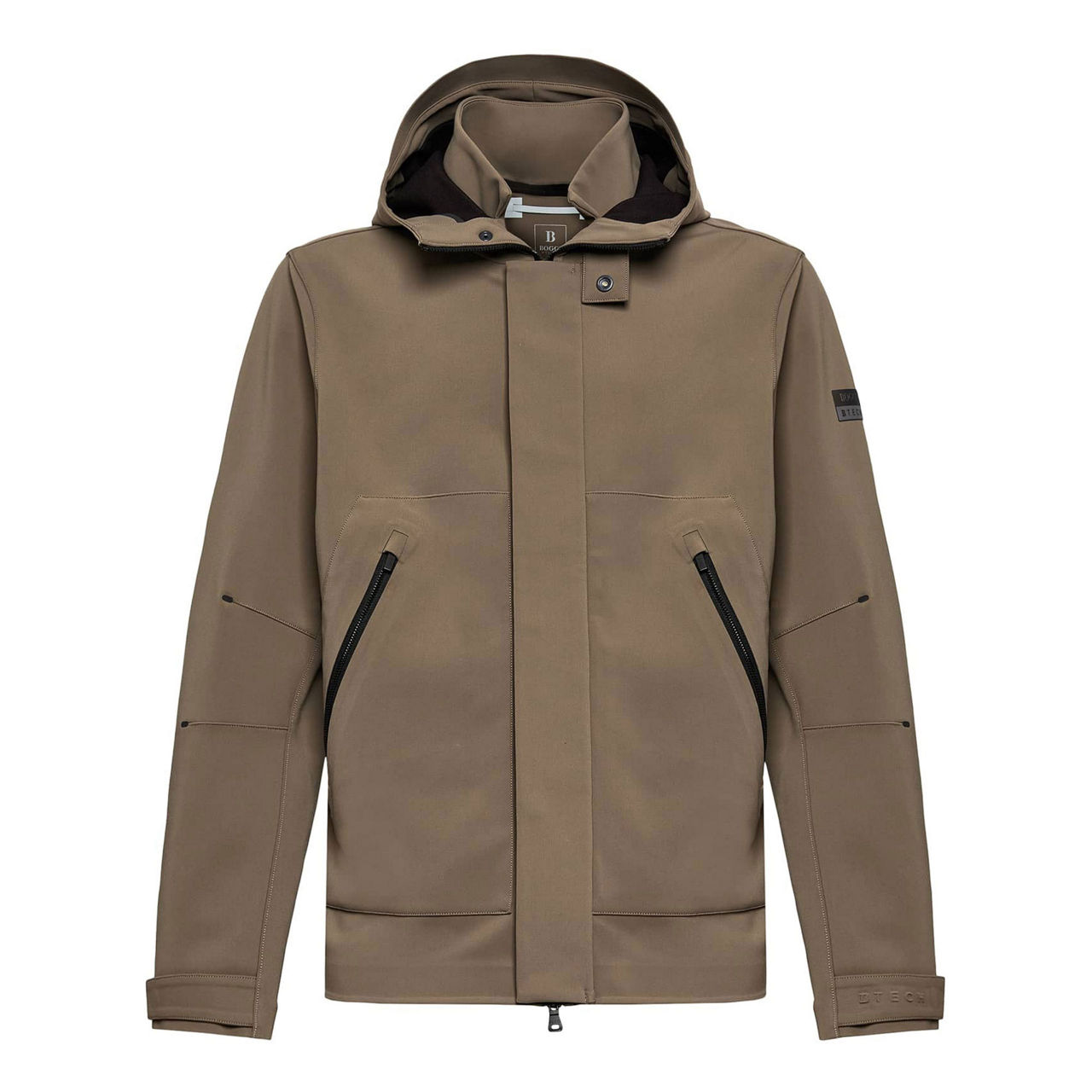 BOGGI MILANO Tech Windproof Jacket Taupe