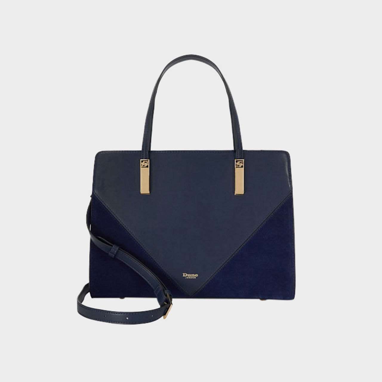 DUNE LONDON Denbeigh Medium Tote Bag Blue