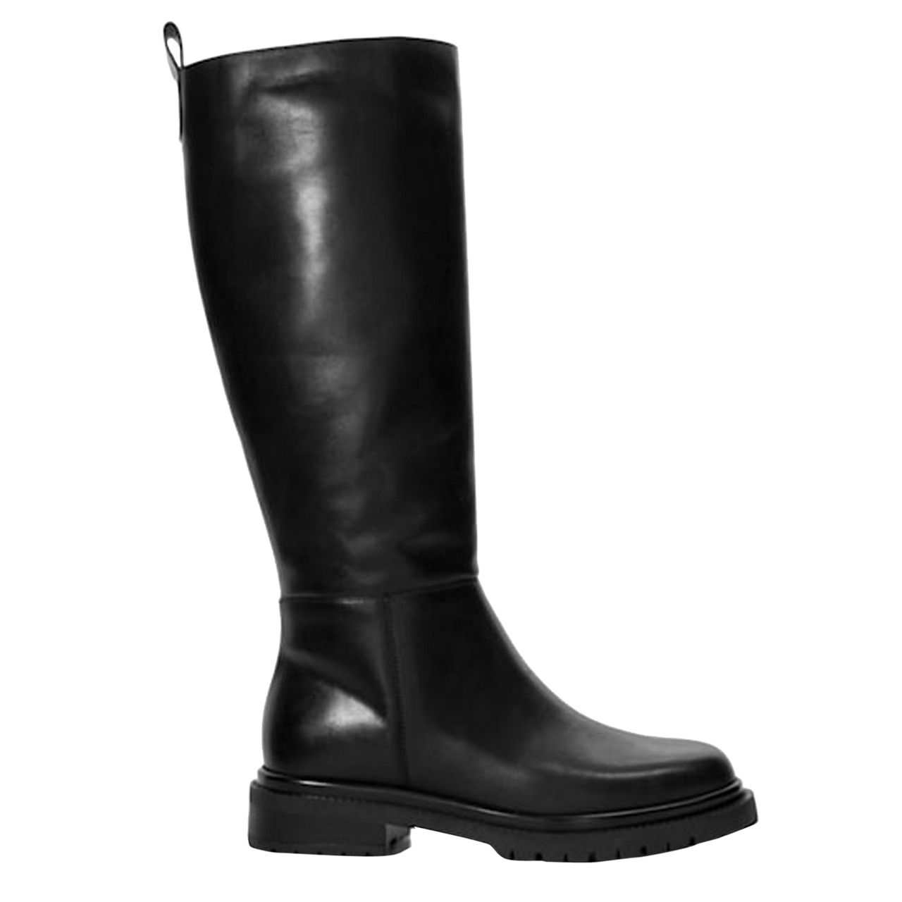 DUNE LONDON Tilings Chunky Leather Knee High Boots