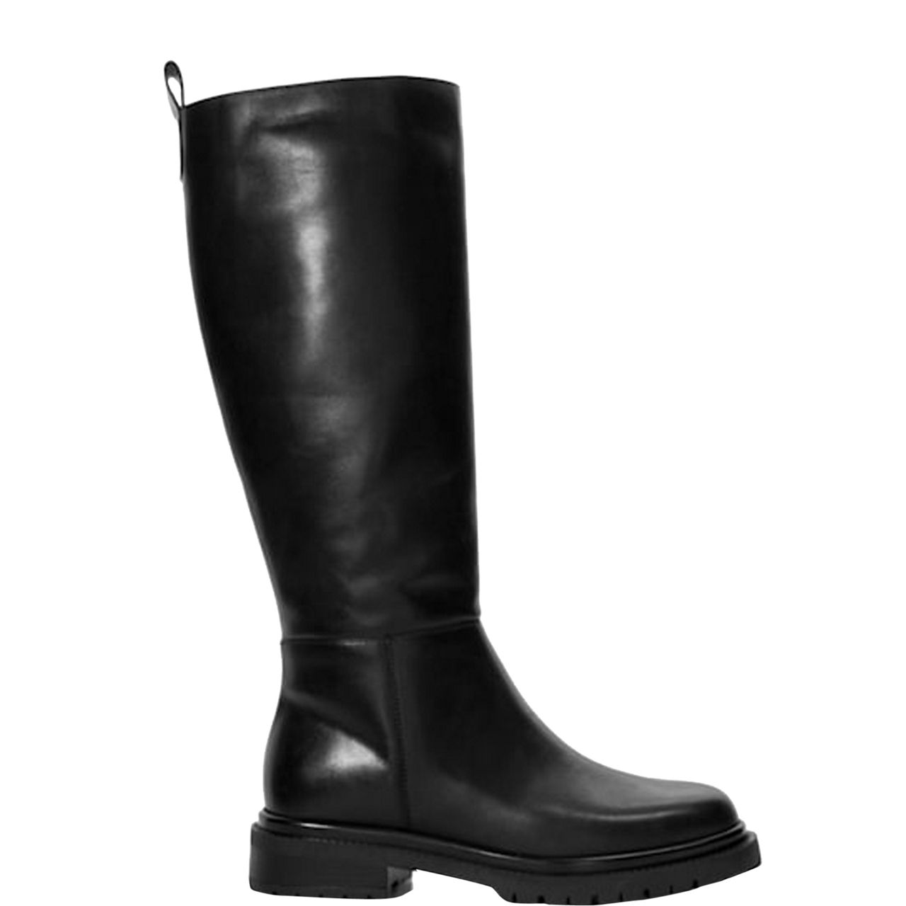 DUNE LONDON Tilings Chunky Leather Knee High Boots