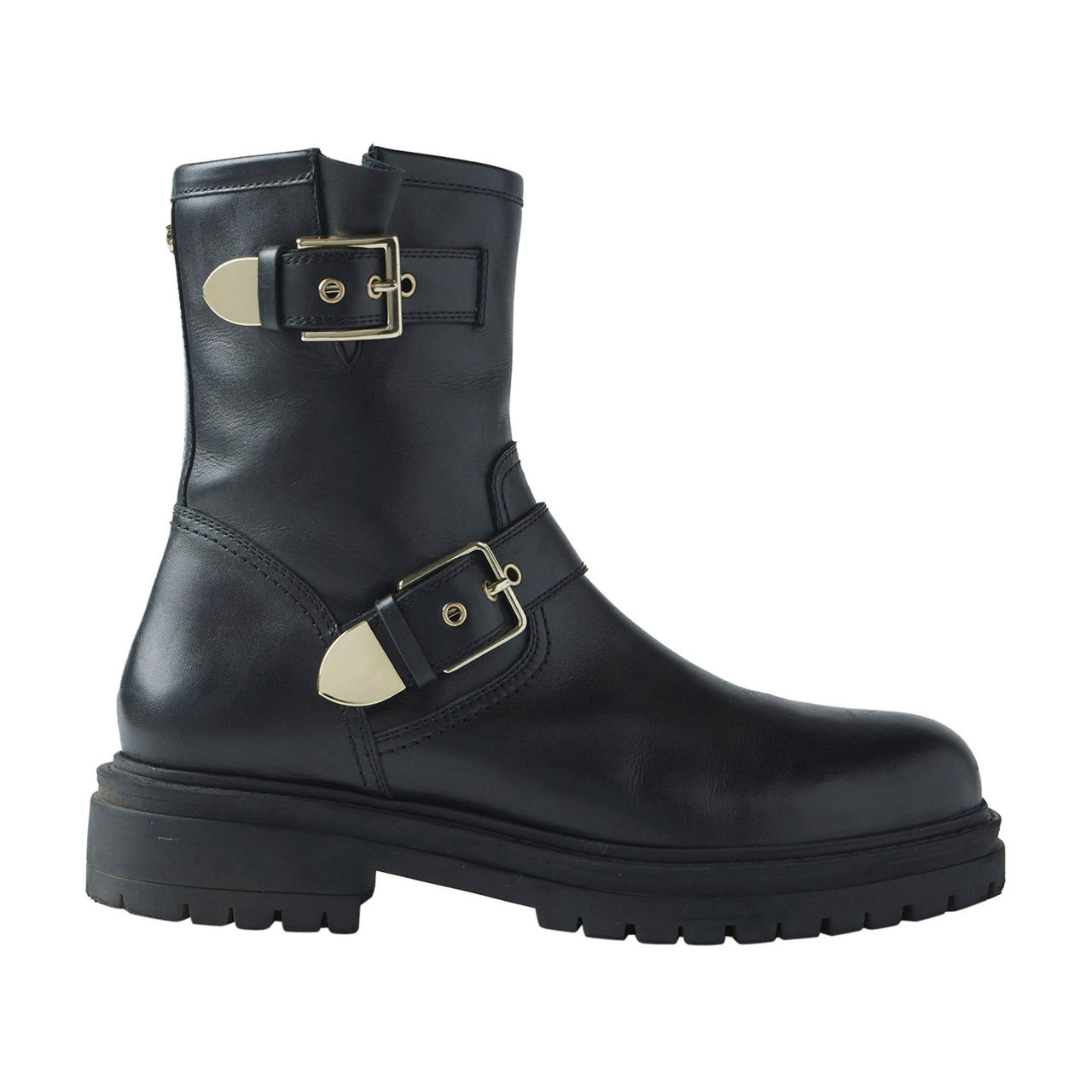 MINT VELVET Leather Biker Boots