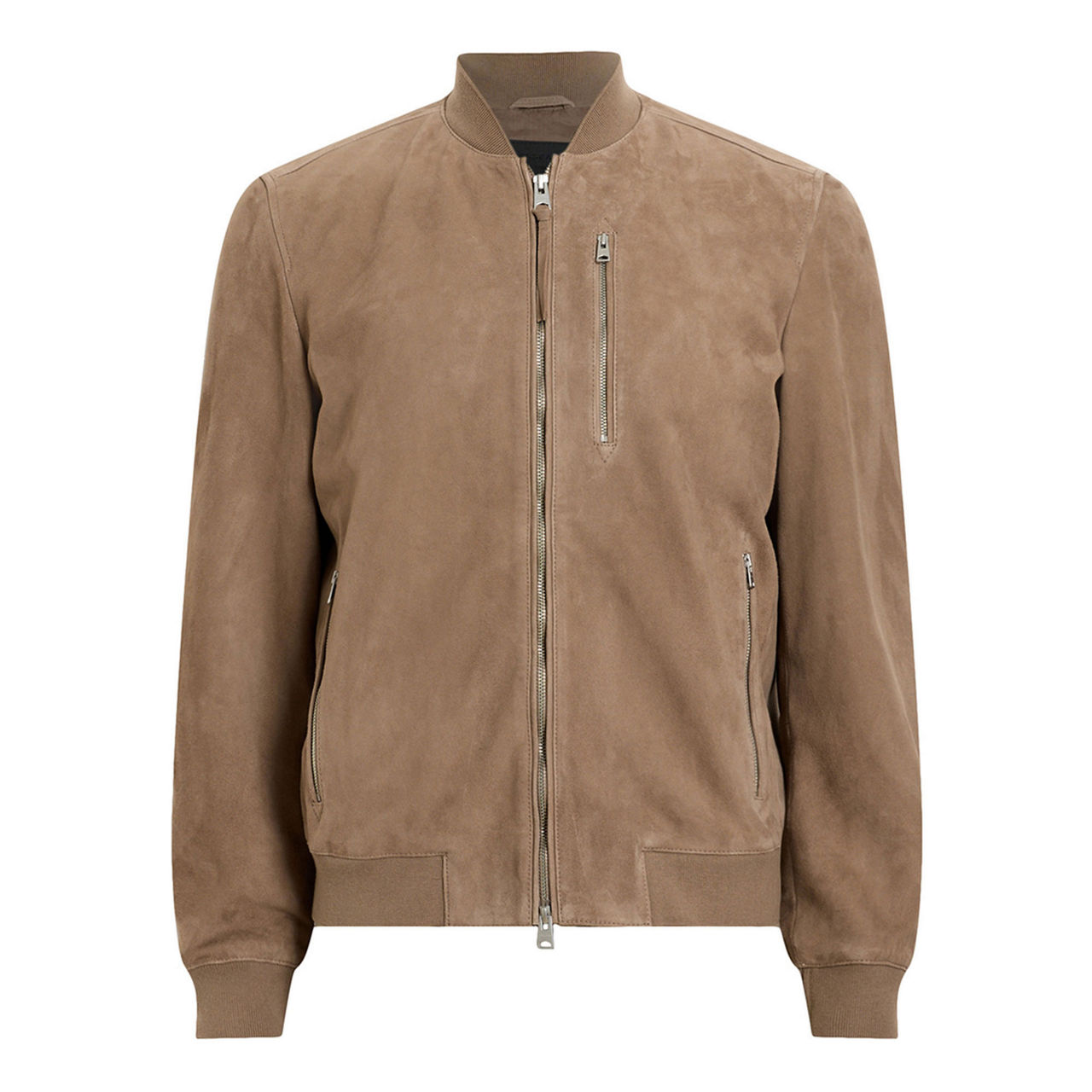 Allsaints kemble suede bomber jacket best sale