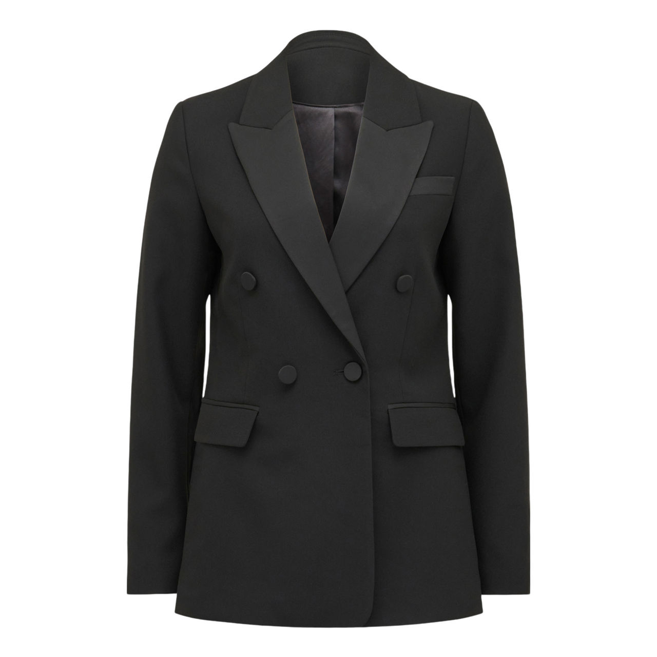 FOREVER NEW Elliott Double Breasted Tuxedo Blazer