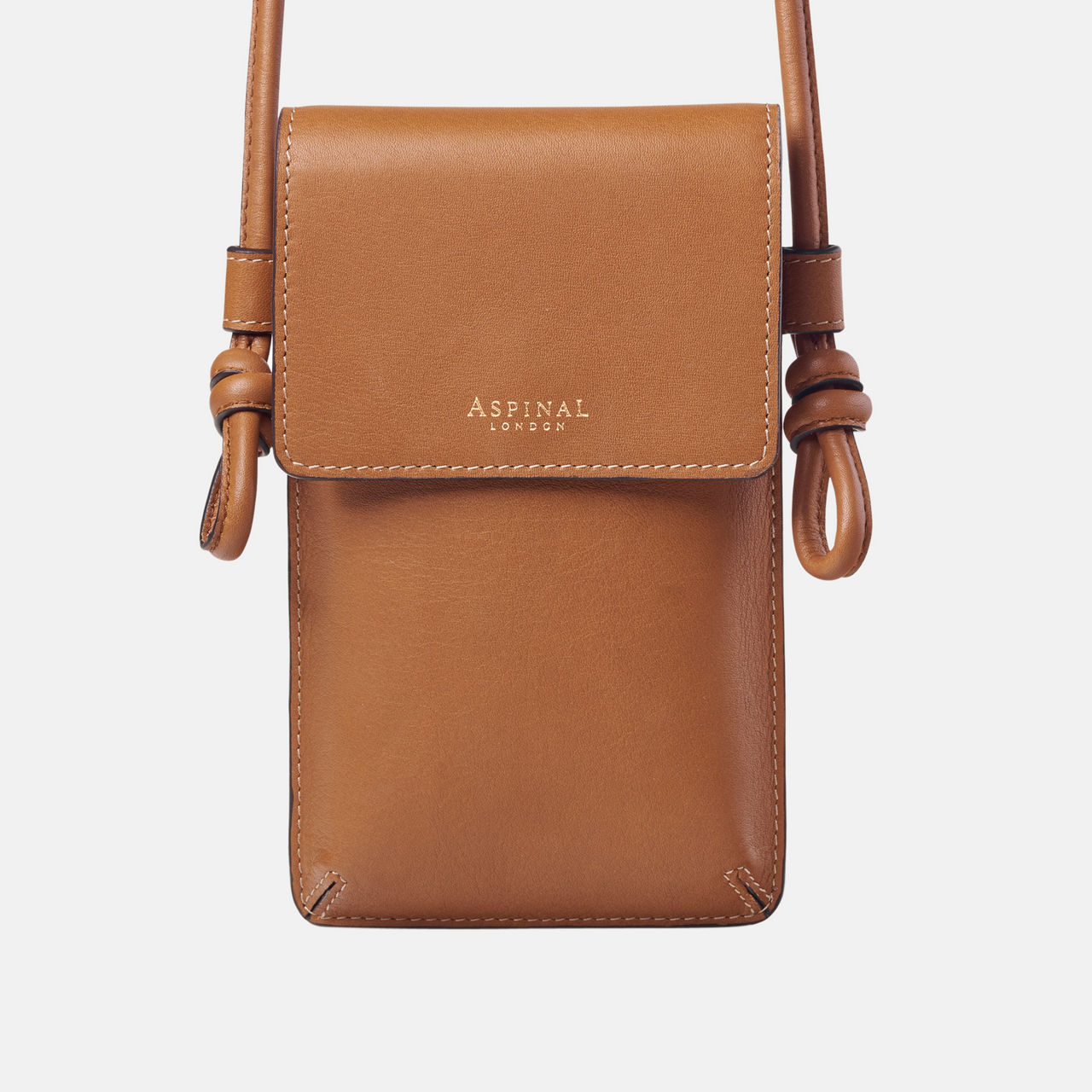 ASPINAL OF LONDON Ella Smooth Leather Crossbody Phone Pouch