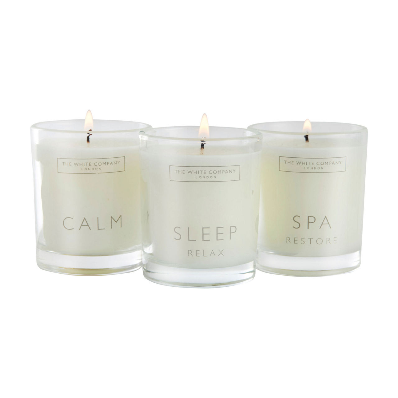 THE WHITE COMPANY Spa Trio Votive Candles