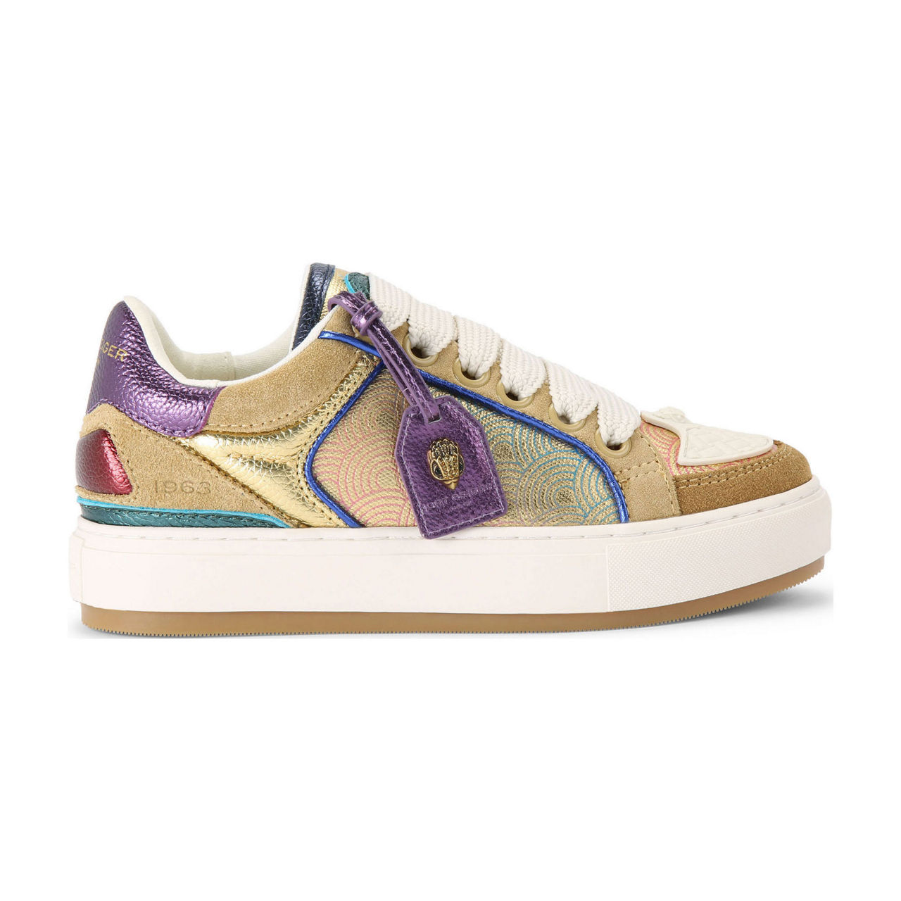 KURT GEIGER LONDON Southbank Tag Lace Up Trainers