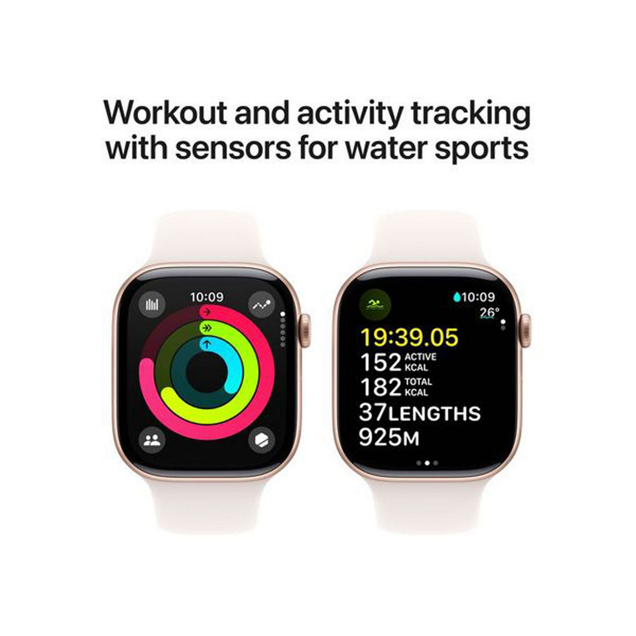 APPLE Watch 10 46mm Rose Gold Medium Large
