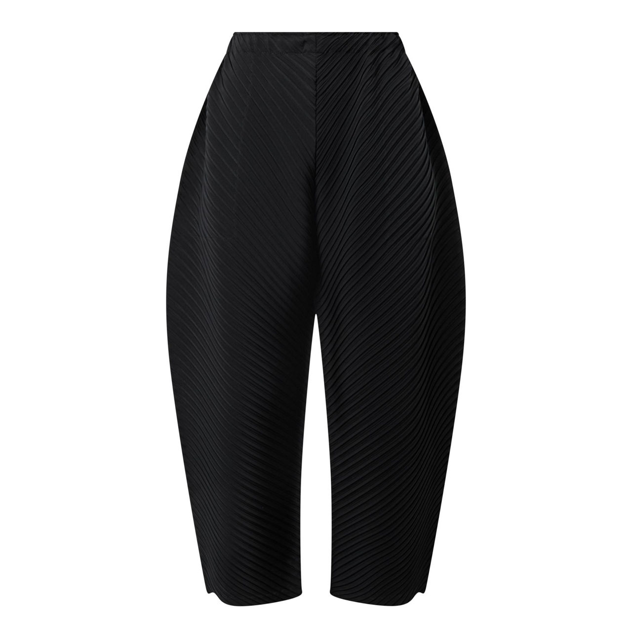 ISSEY MIYAKE VIGOR PLEATS SOLID 10月限定 Issey Miyake Women's' Vigor Pleats Solid Top in Black | LN-CC®