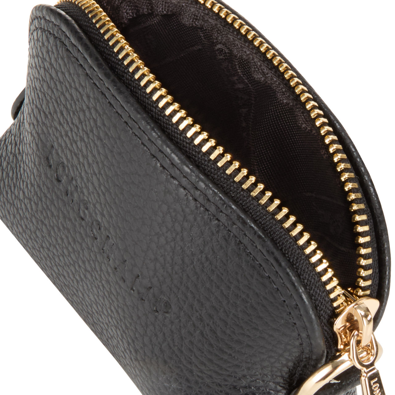 LONGCHAMP Le Foulonne Coin Purse Black