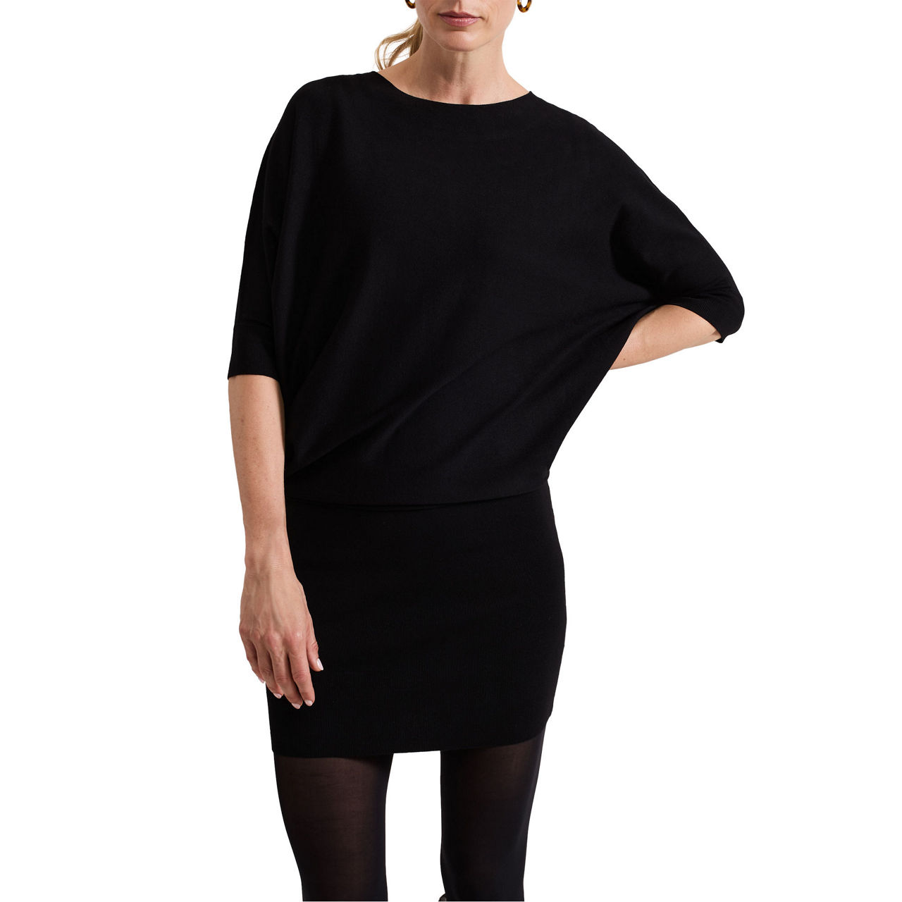 PHASE EIGHT Becca Batwing Knitted Dress