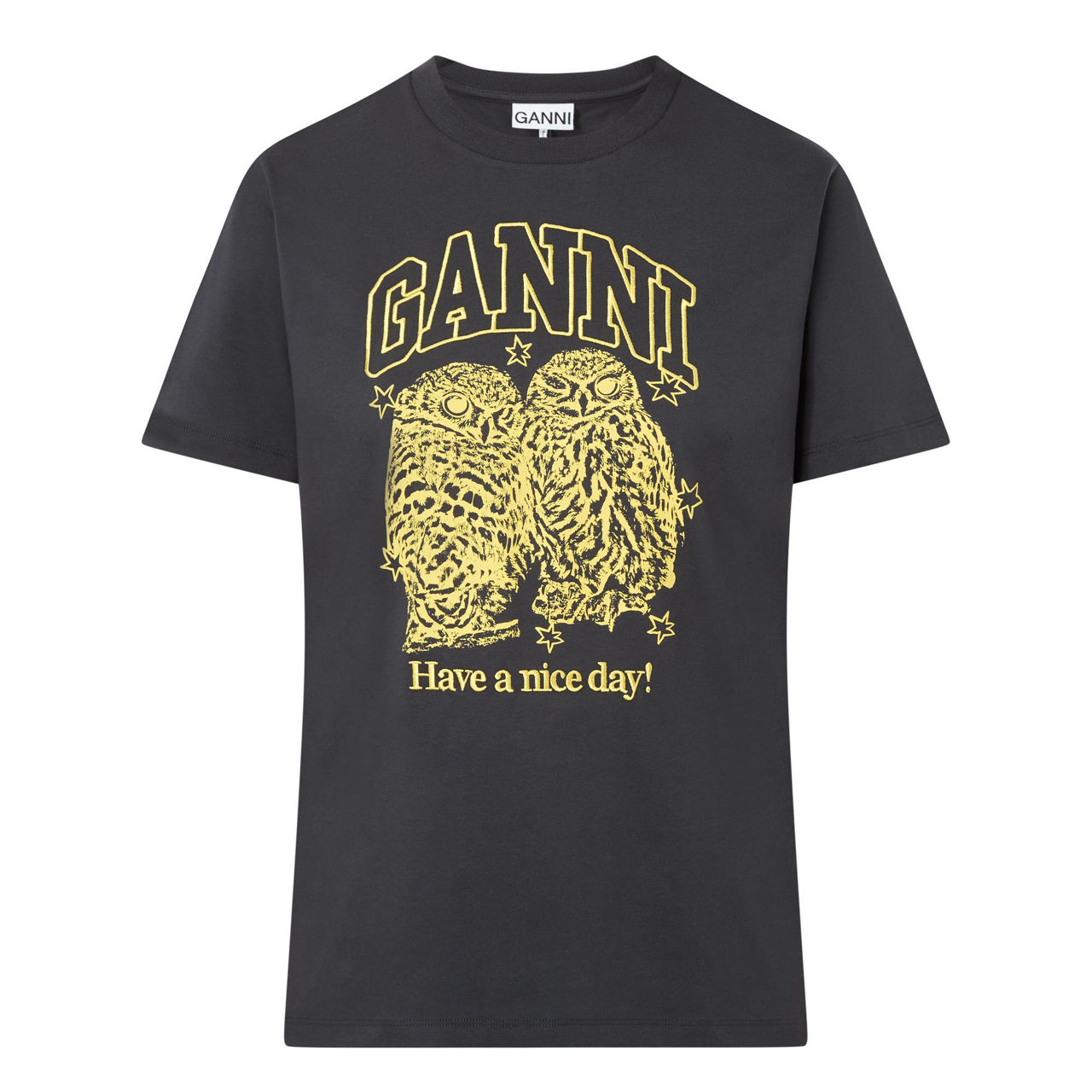 Ganni have a nice day tshirt sale