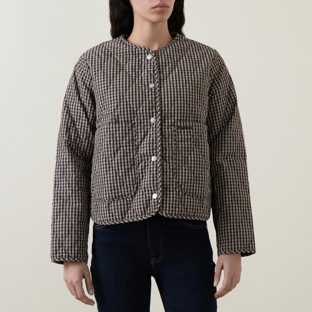 Monroe Check Quilted Jacket