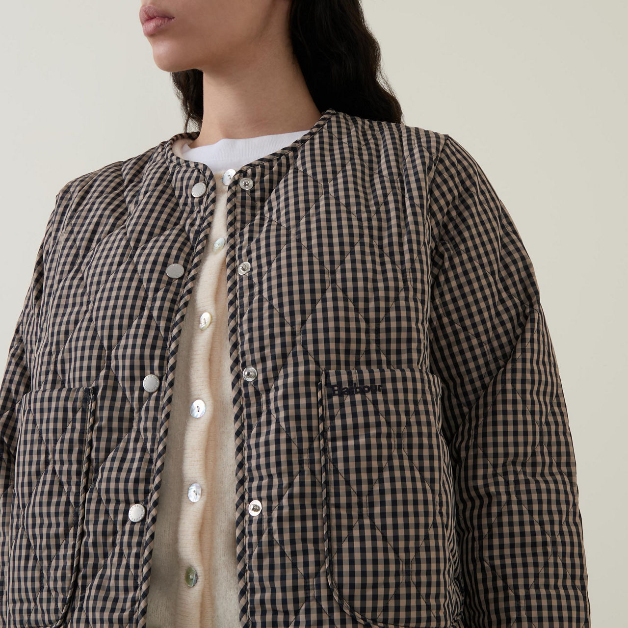 Monroe Check Quilted Jacket