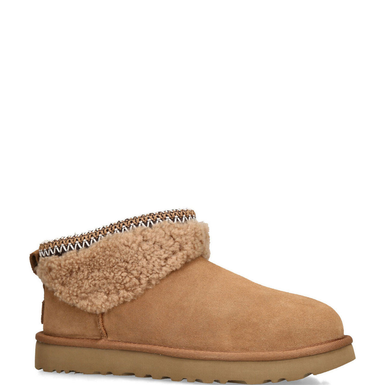UGG Fluff Mini Quilted Leopard Boots