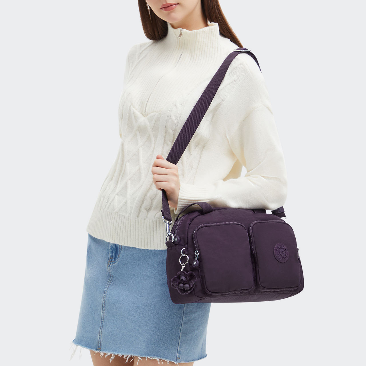 KIPLING Cool Defea Shoulder Bag Ultimate Plum