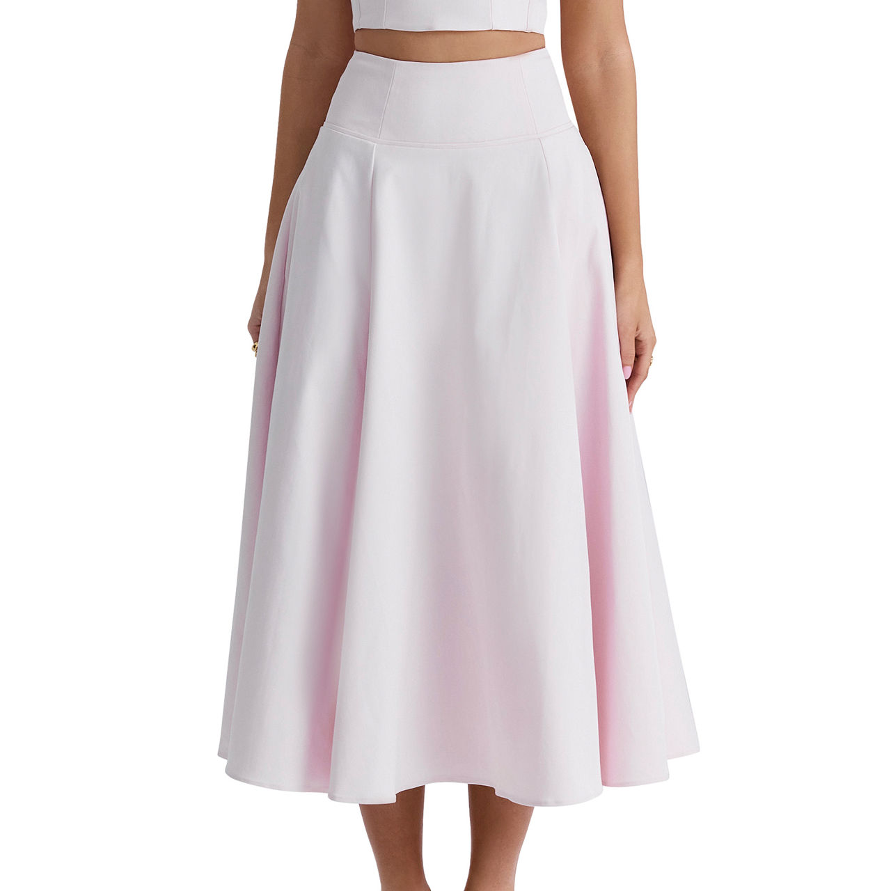 HOUSE OF CB Rita A-Line Flared Skirt 
