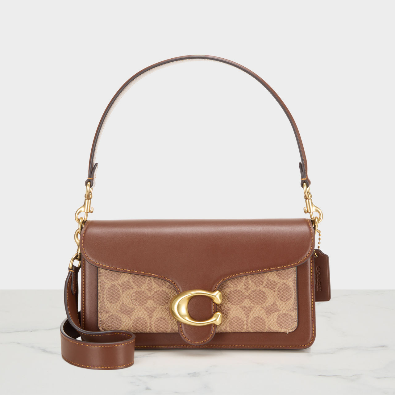 Coach tabby shoulder bag 26 with signature canvas hotsell