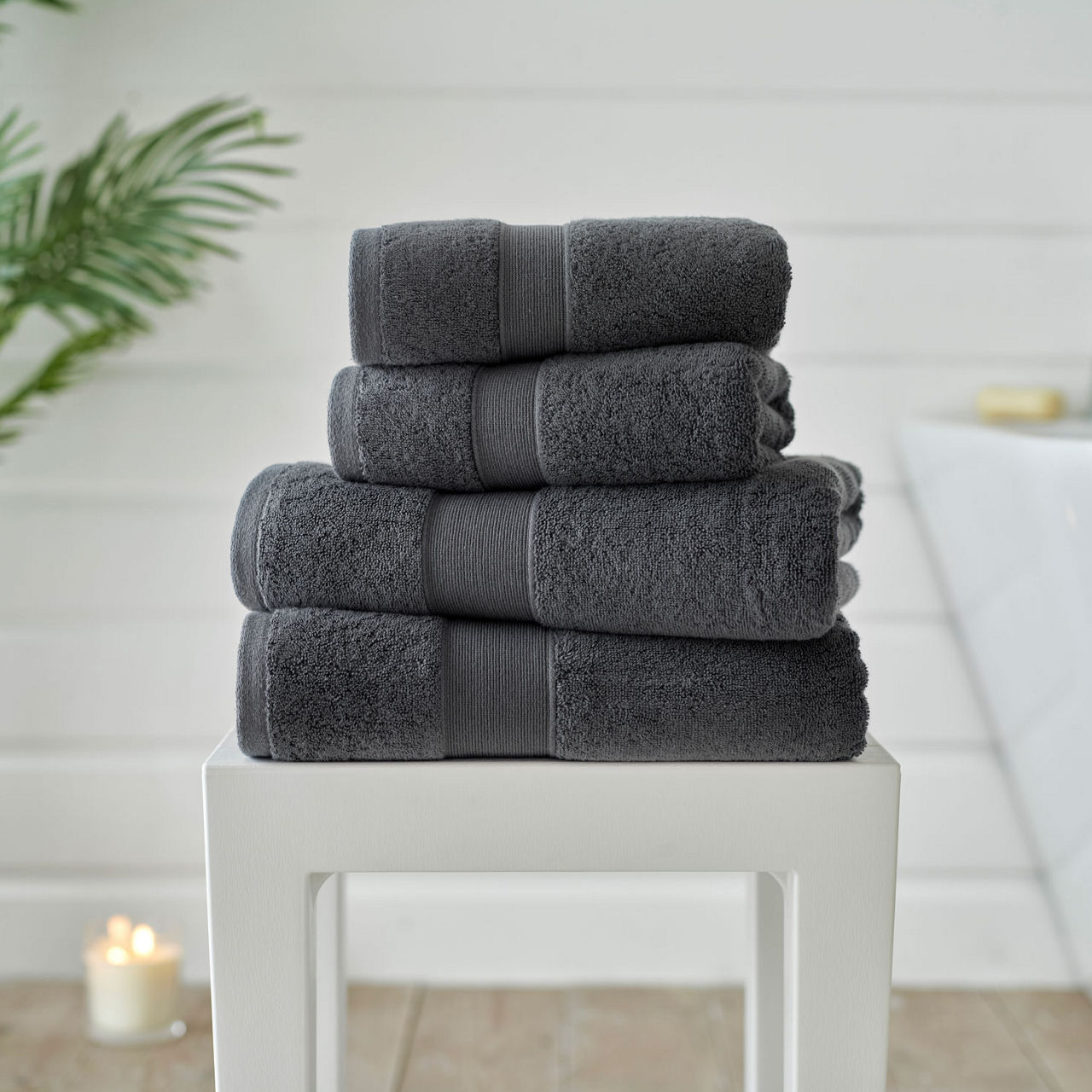 New Boston Towel Charcoal