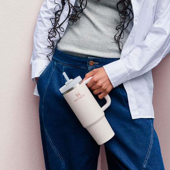 The Rose Quartz Quencher H20 FlowState™ Tumbler 0.8L