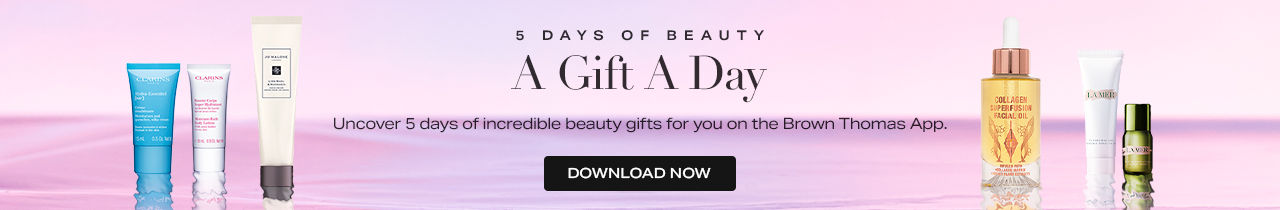 A Gift A Day - Uncover 5 days of incredible beauty gifts for you on the Brown Thomas App.